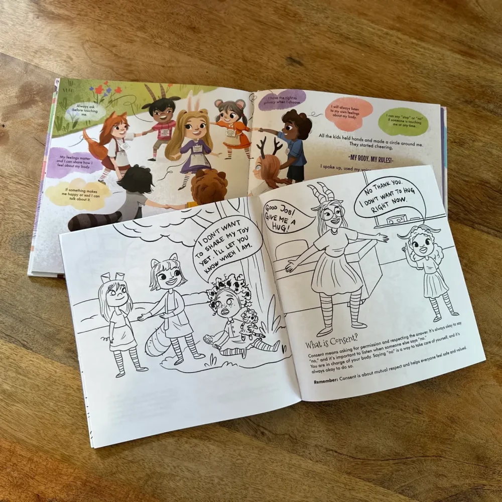 My Body My Rules Book & Coloring Book Bundle